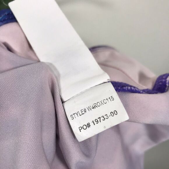 Prana Roxanne‎ Capri Leggings Purple Supernova Fractal Womens Size M Gusset - Picture 9 of 11